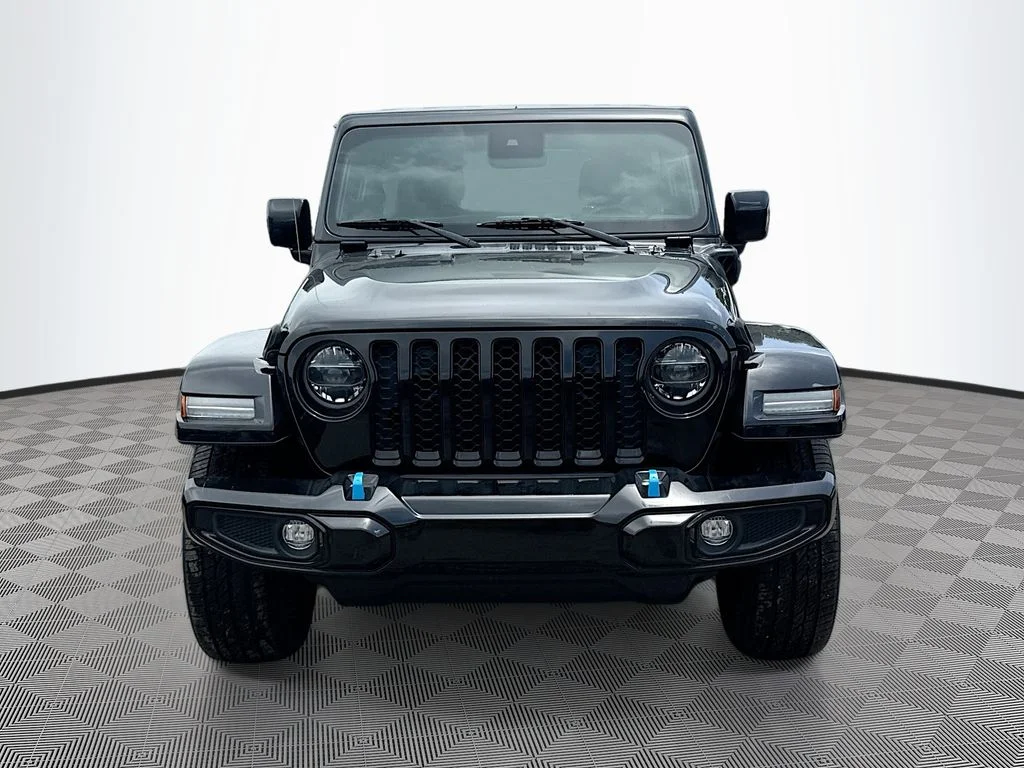 Used 2021 Black Jeep Unlimited Sahara 4xe image 2
