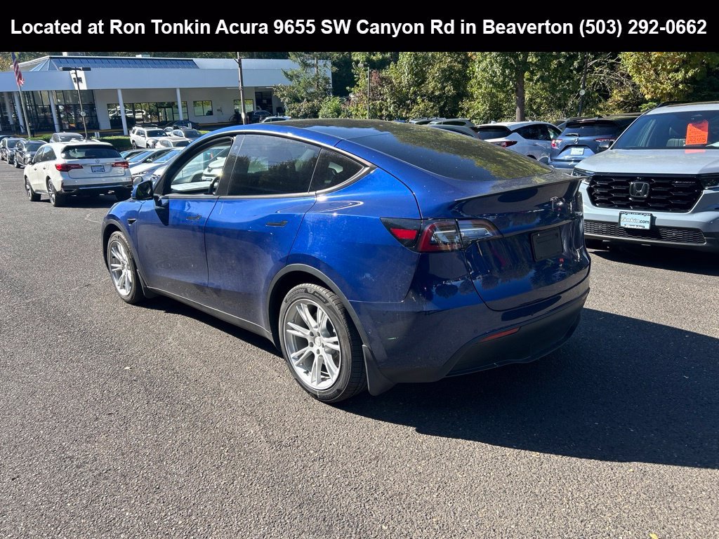 Used 2020 Deep Blue Metallic Tesla Long Range image 6