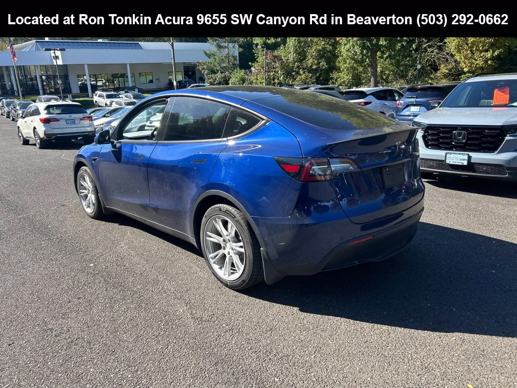 Used 2020 Deep Blue Metallic Tesla Long Range image 6