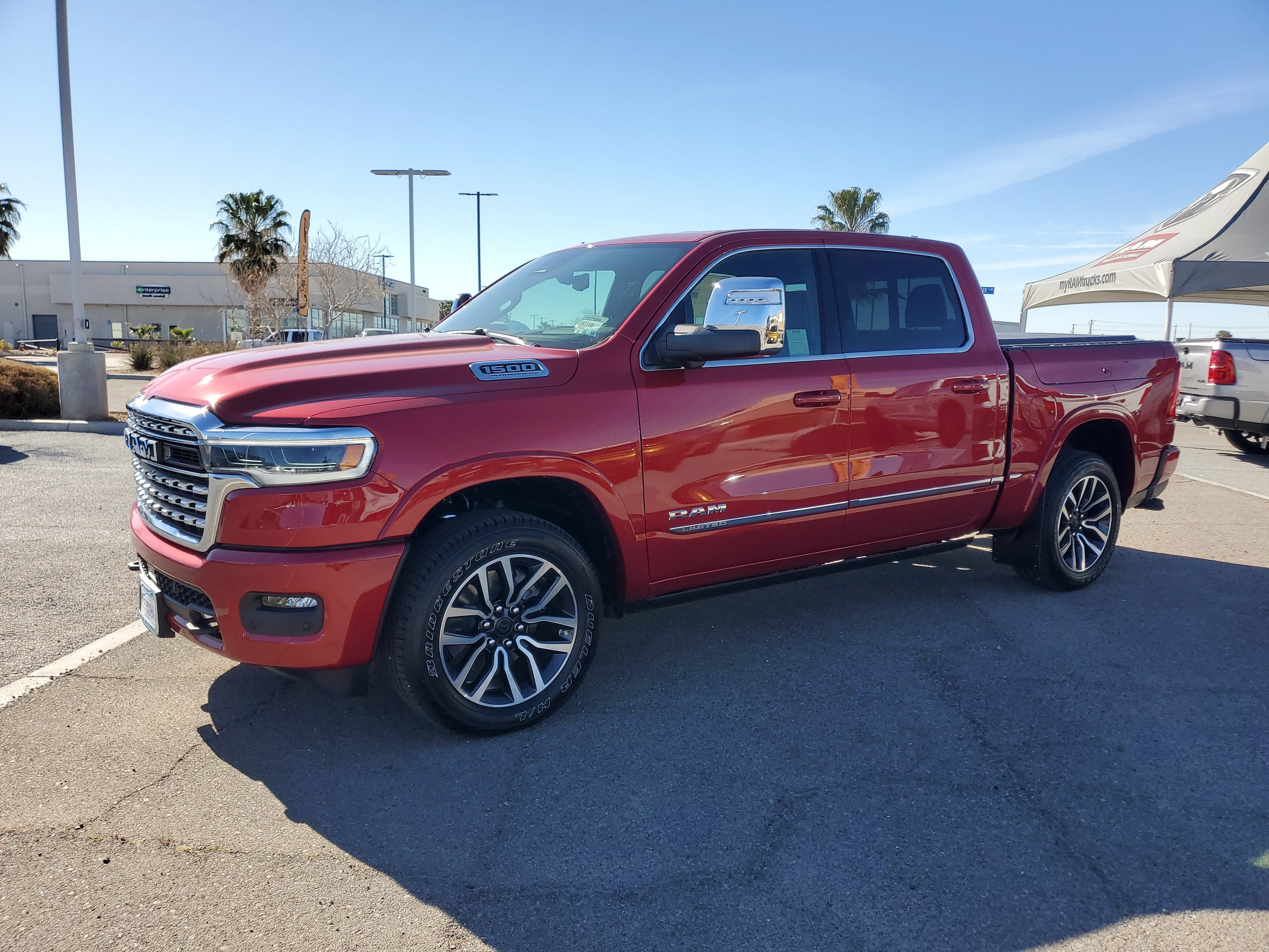 New 2026 Molten Red Pearlcoat RAM Limited image 8