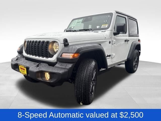 New 2026 Bright White Clear-Coat Exterior Paint Jeep Sport S image 3