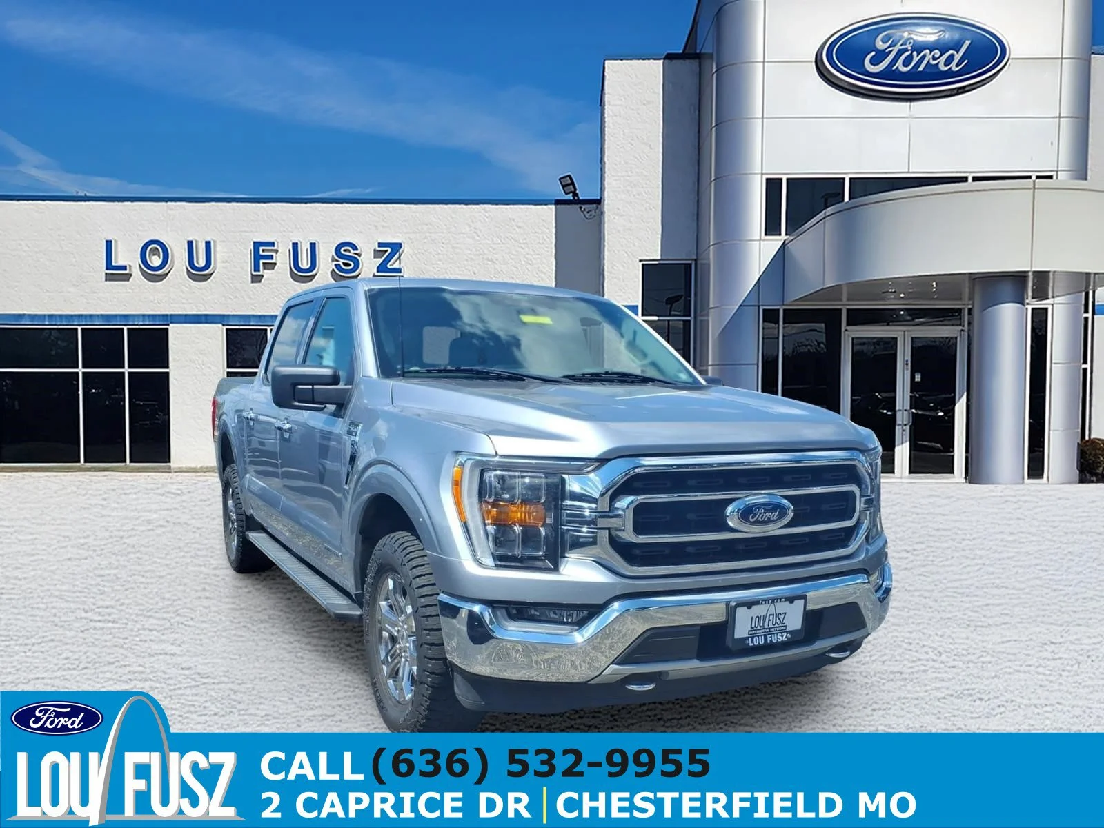 Certified Used 2021 Silver Metallic Ford XLT image 1