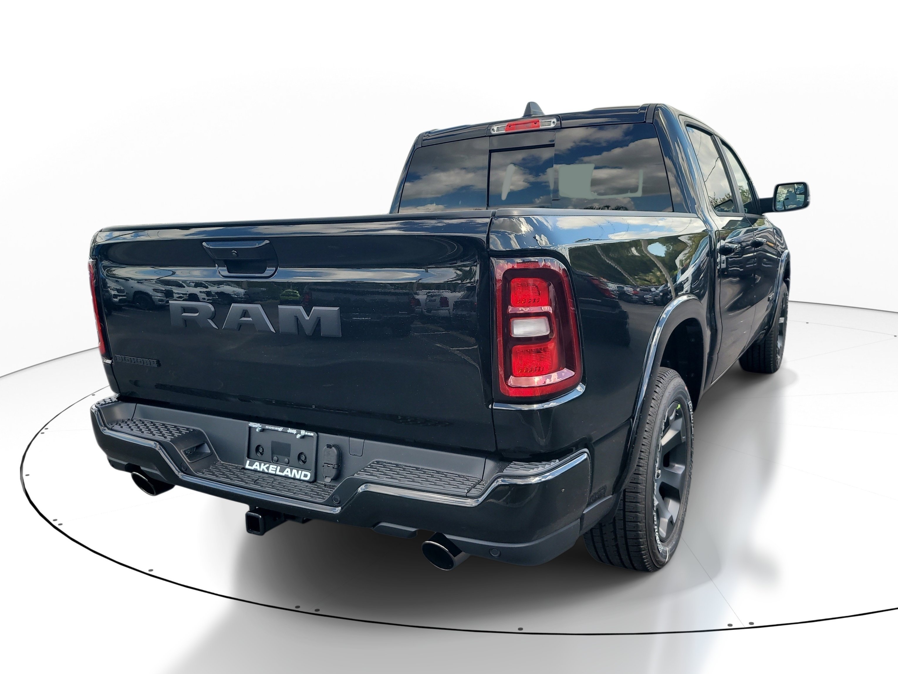 New 2027 Diamond Black Crystal Pearl-Coat Exterior Paint RAM Big Horn image 6