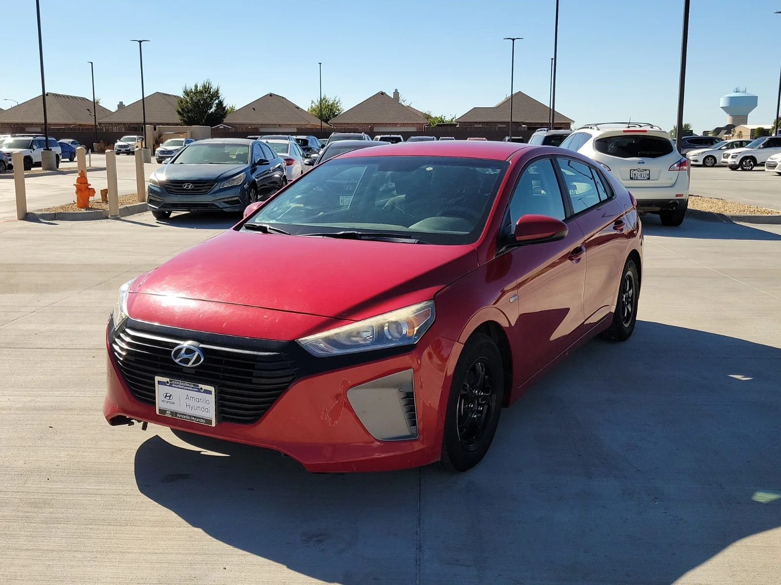 Used 2019 Red Hyundai Blue image 1