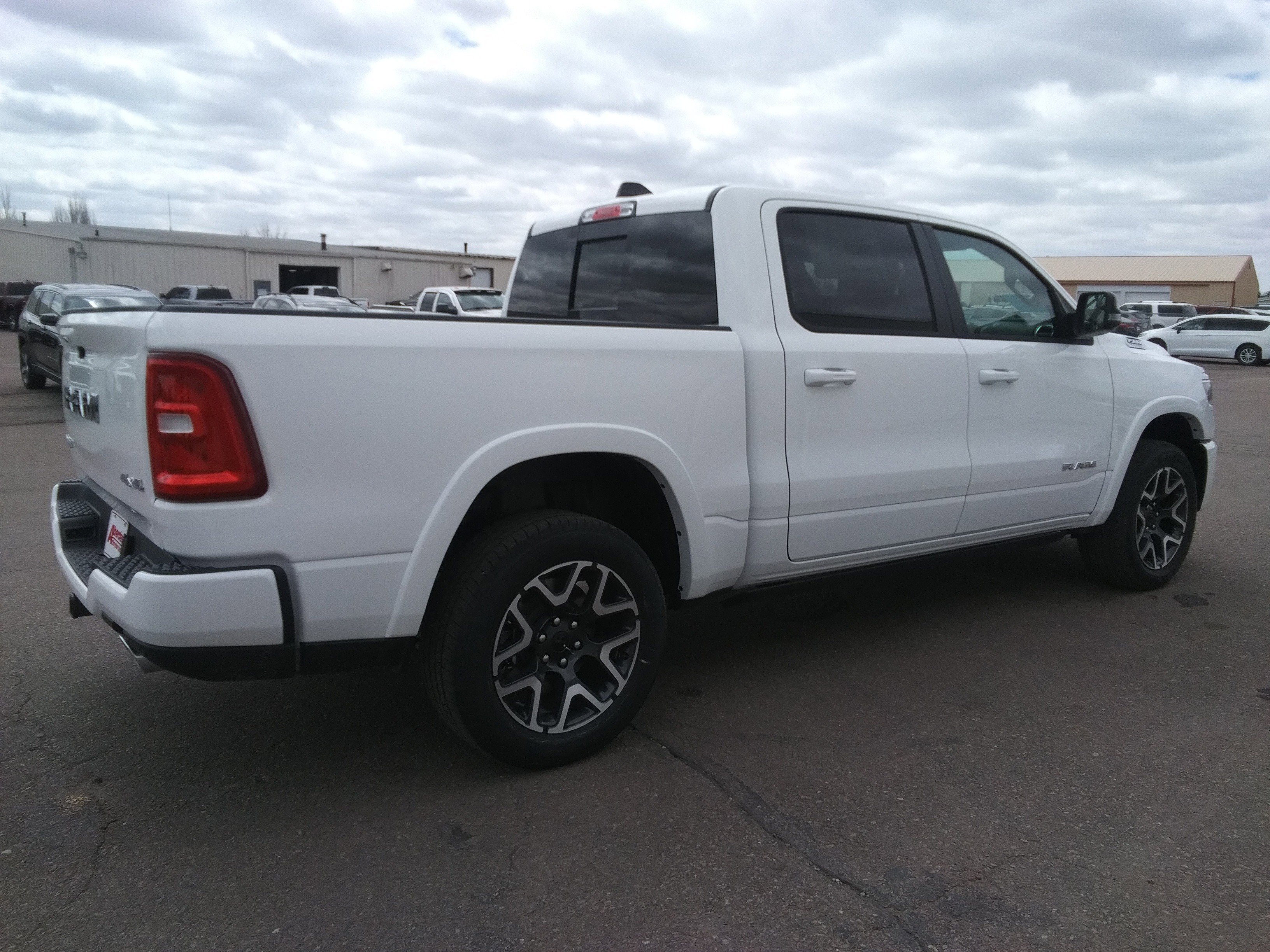 New 2026 Bright White Clear-Coat Exterior Paint RAM Laramie image 5