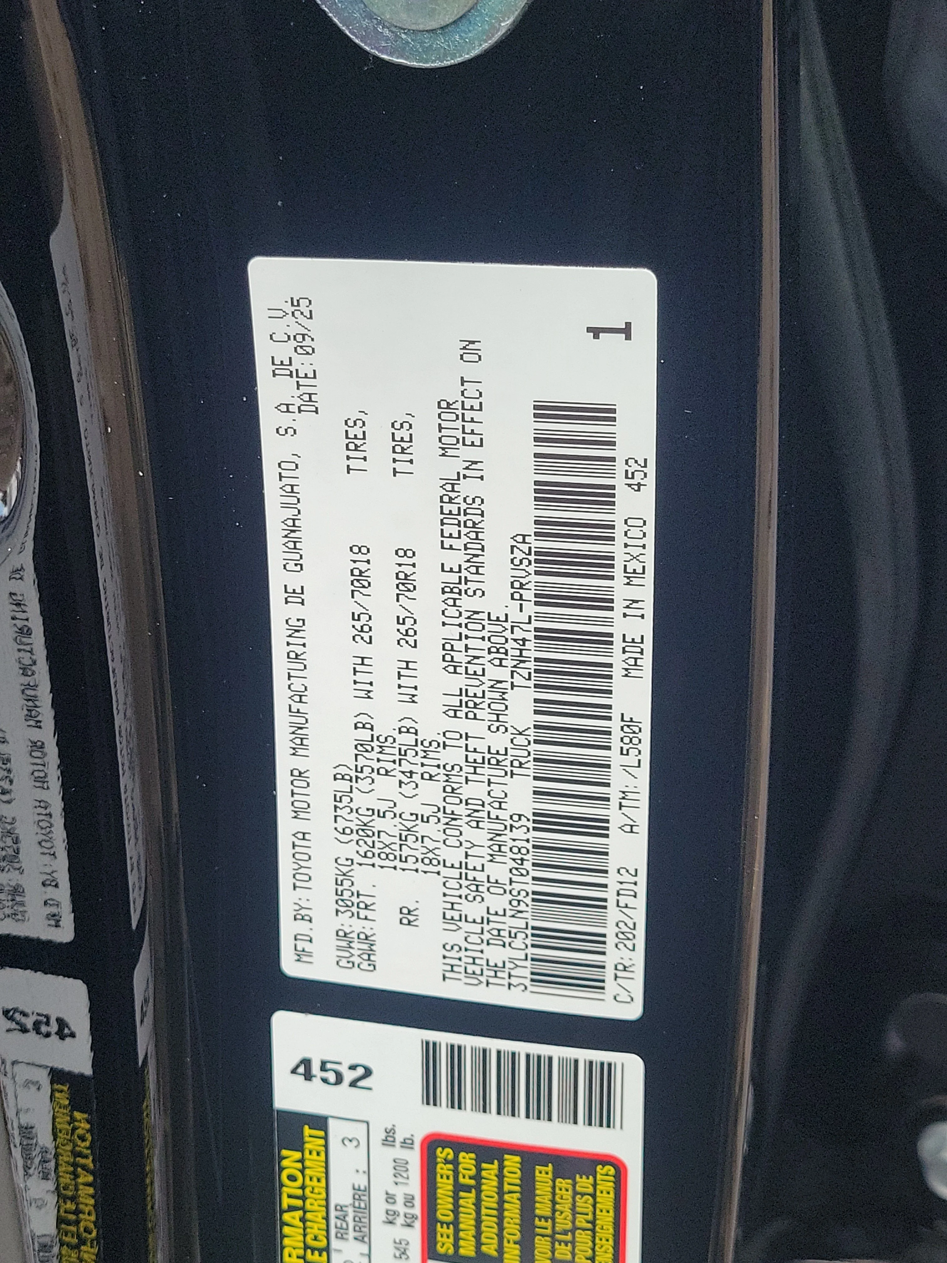 Used 2025 Black Toyota TRD Off Road image 31