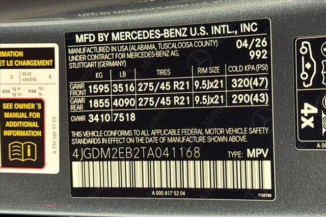New 2026 Selenite Grey Metallic Mercedes-Benz EQS 400 image 58