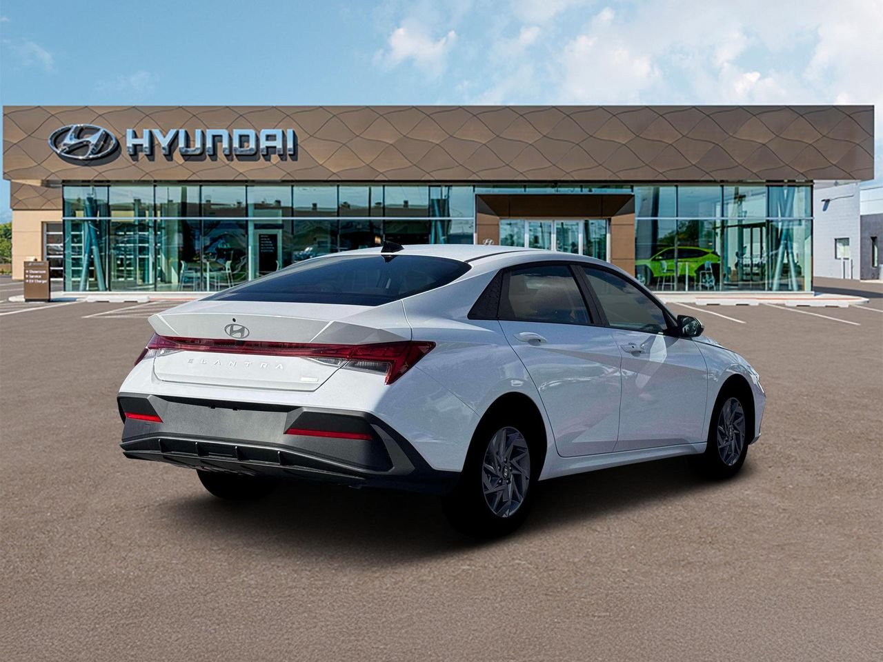 New 2026 Serenity White Hyundai Blue image 7