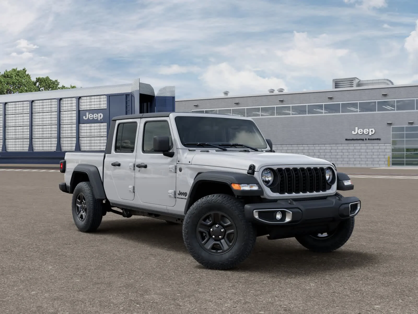 New 2025 Bright White Clearcoat Jeep Sport image 5