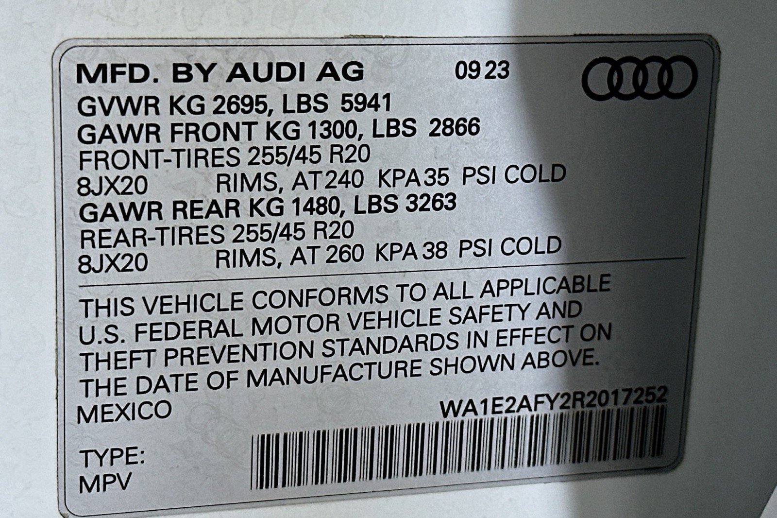 Used 2024 Glacier White Metallic Audi S line Premium Plus image 24