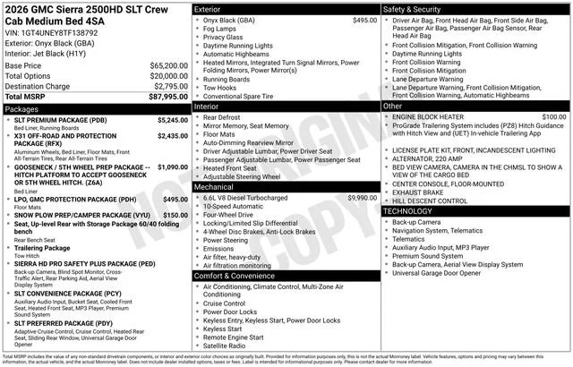 New 2026 Onyx Black GMC SLT image 5