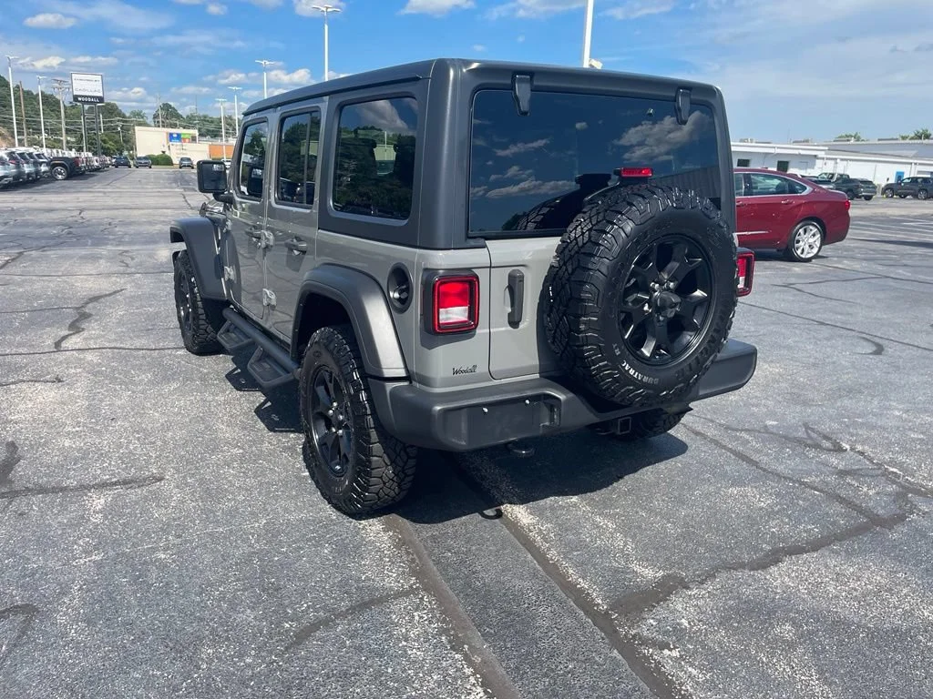 Used 2021 Sting Gray Clearcoat Jeep Unlimited Willys image 6
