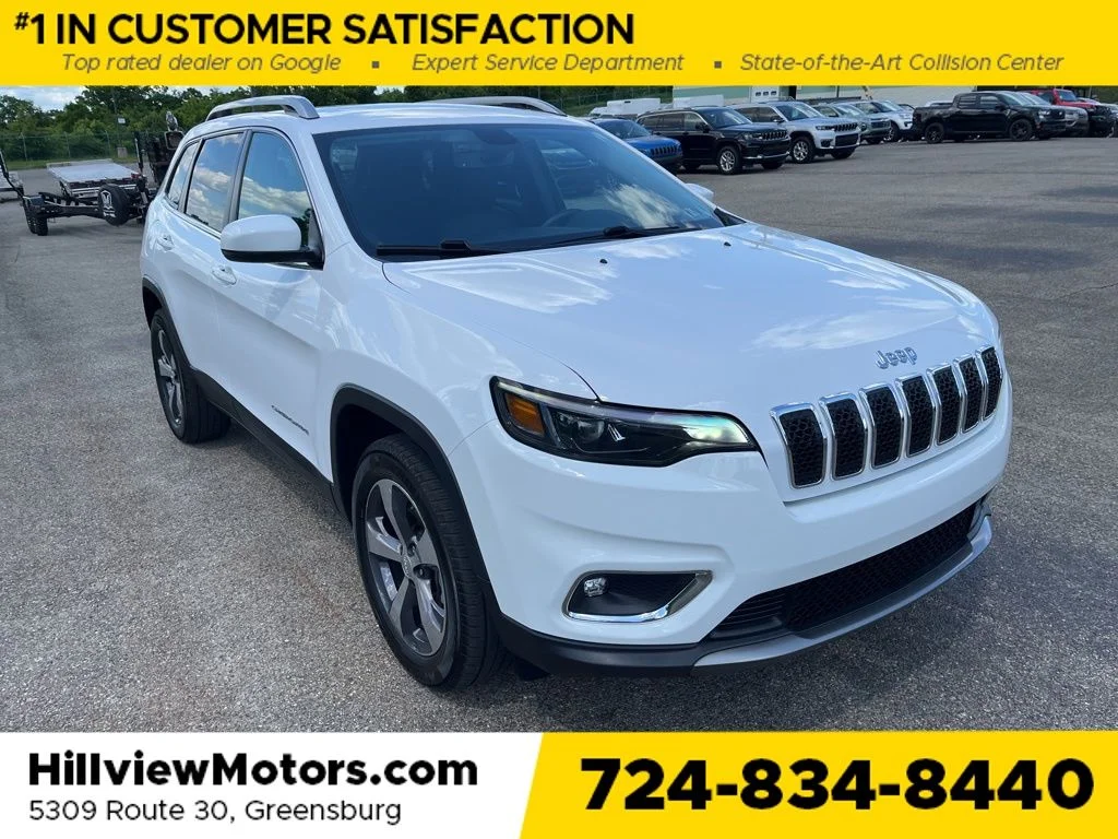 Certified Used 2019 Bright White Clearcoat Jeep Limited image 9