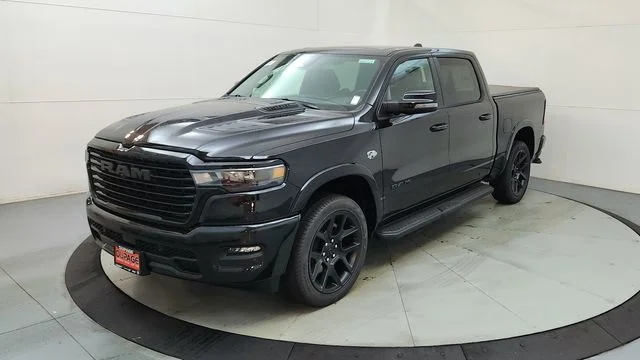 New 2026 Diamond Black Crystal Pearl-Coat Exterior Paint RAM Laramie image 3
