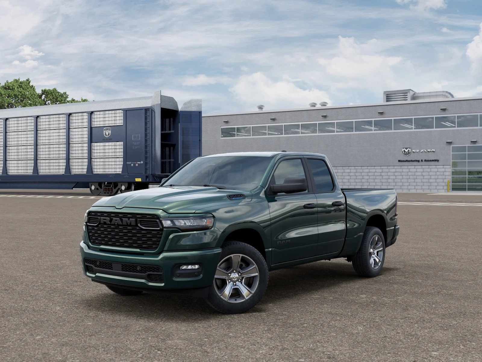 New 2026 Serrano-Green Metallic Exterior Paint RAM  image 1