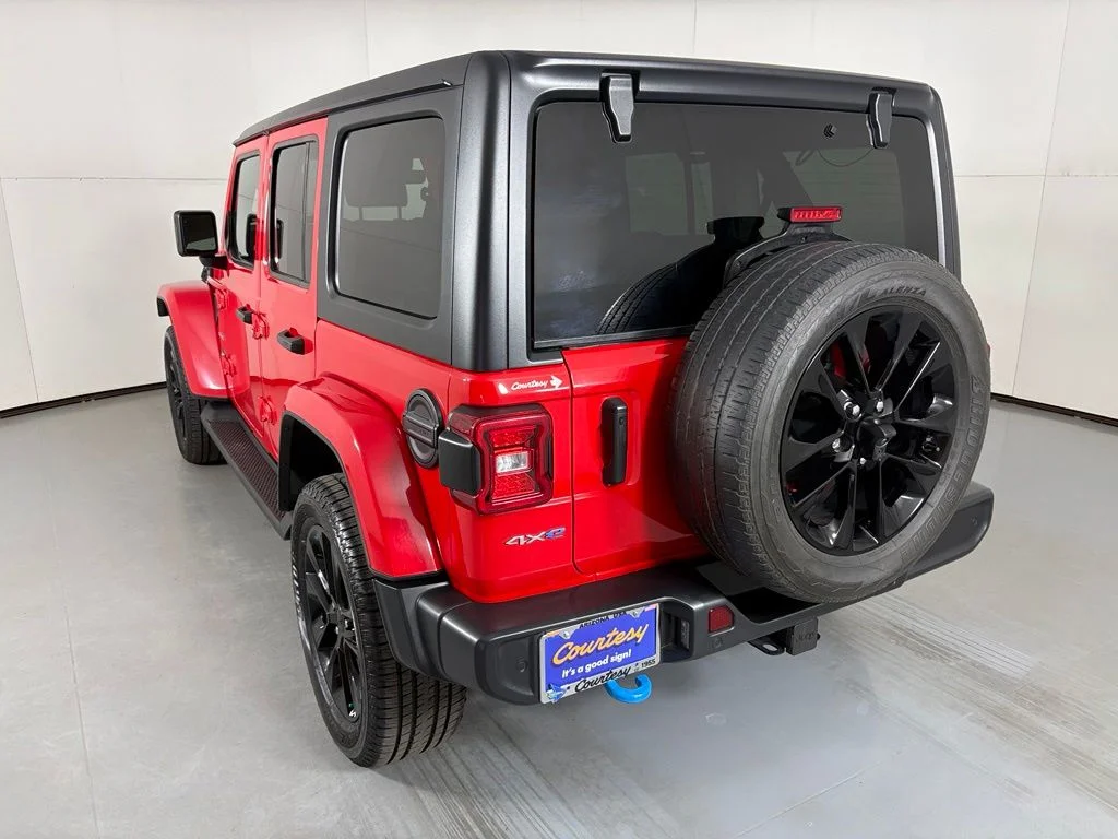 Used 2022 Red Jeep Unlimited Sahara 4xe image 6
