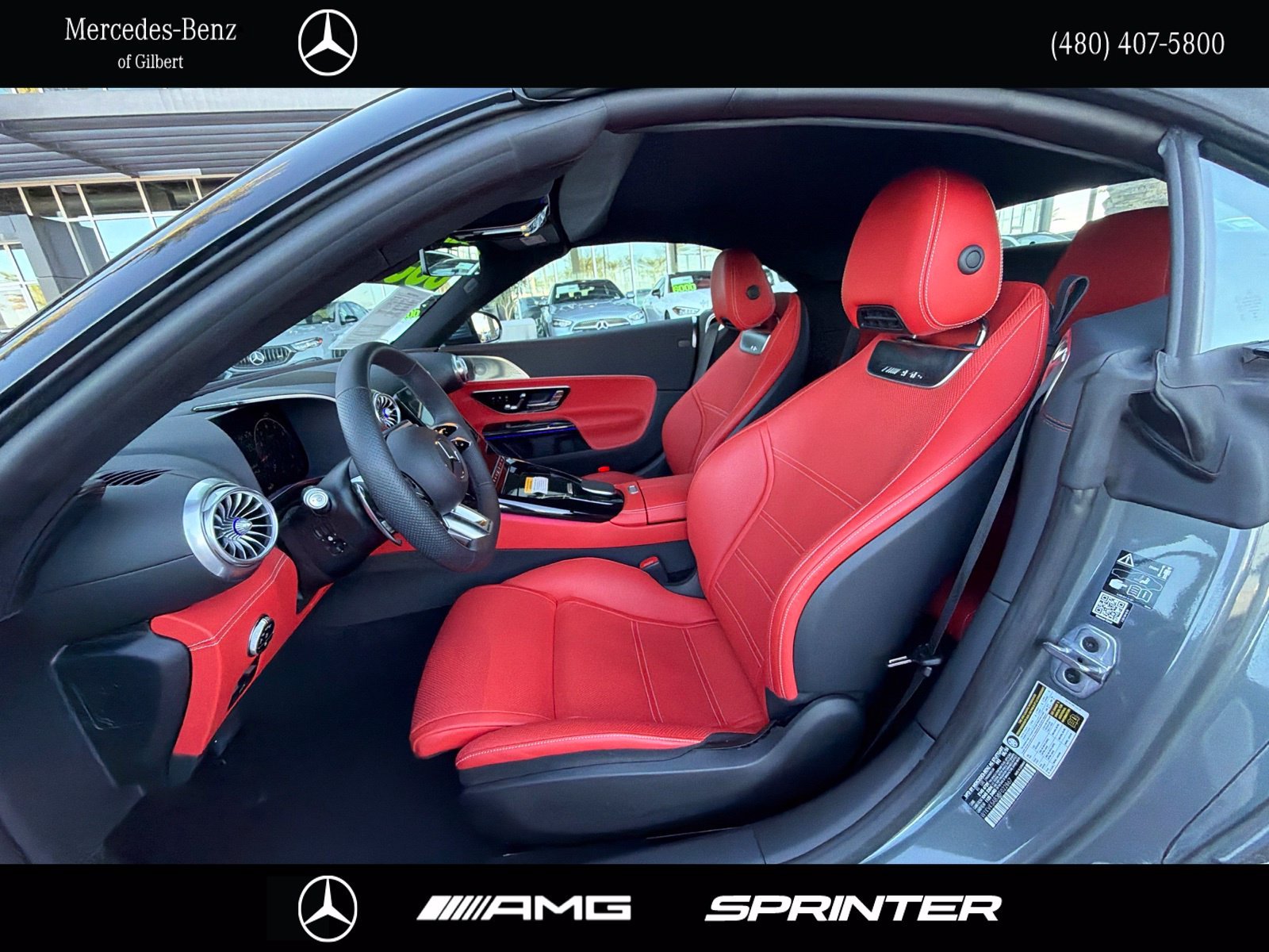 Certified Used 2025 Gray Mercedes-Benz SL 43 AMG® image 8