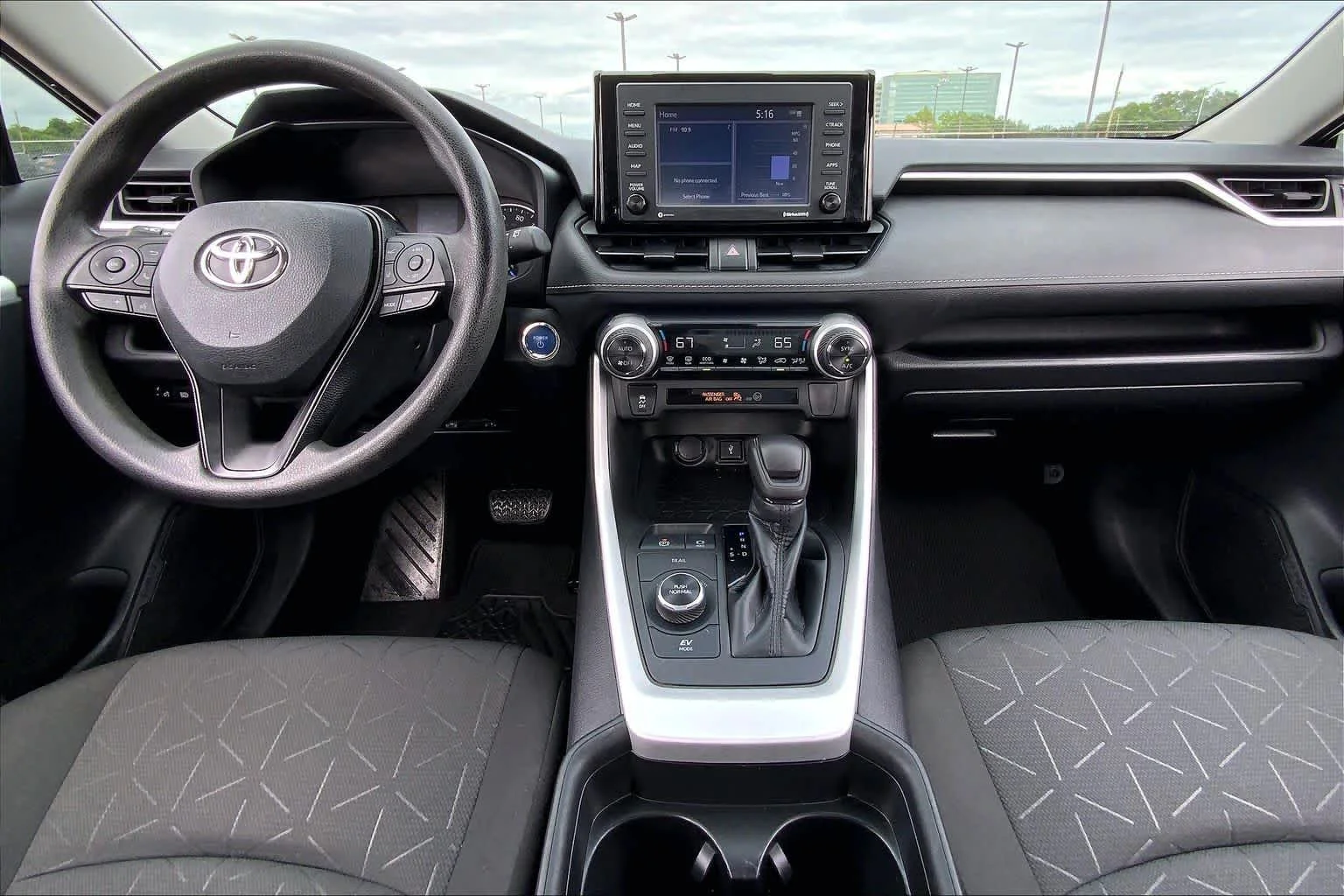 Used 2021 Magnetic Gray Metallic Toyota Hybrid XLE image 15