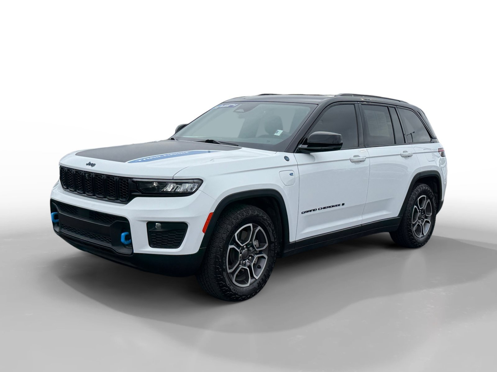 Used 2022 Bright White Clearcoat Jeep Trailhawk 4xe image 1