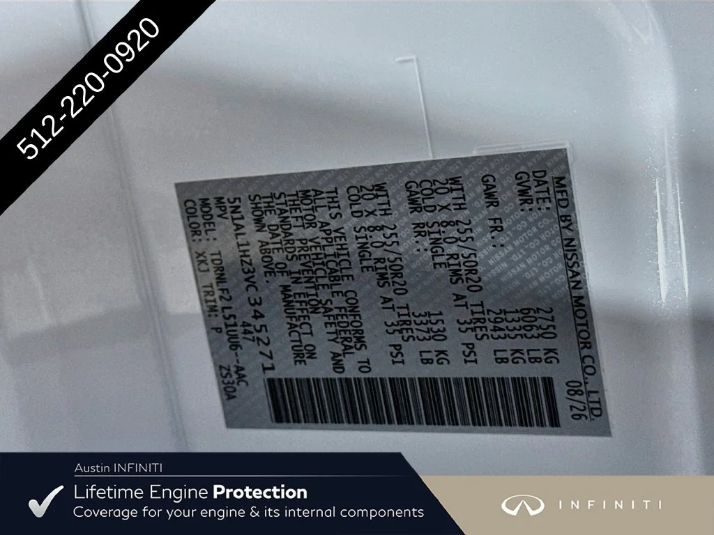 New 2027 White INFINITI Autograph image 44