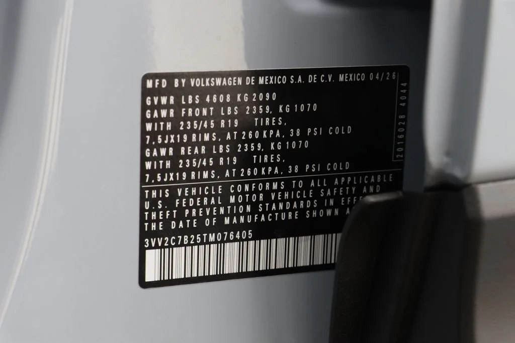 New 2026 Grey Volkswagen 1.5T SE Black image 25