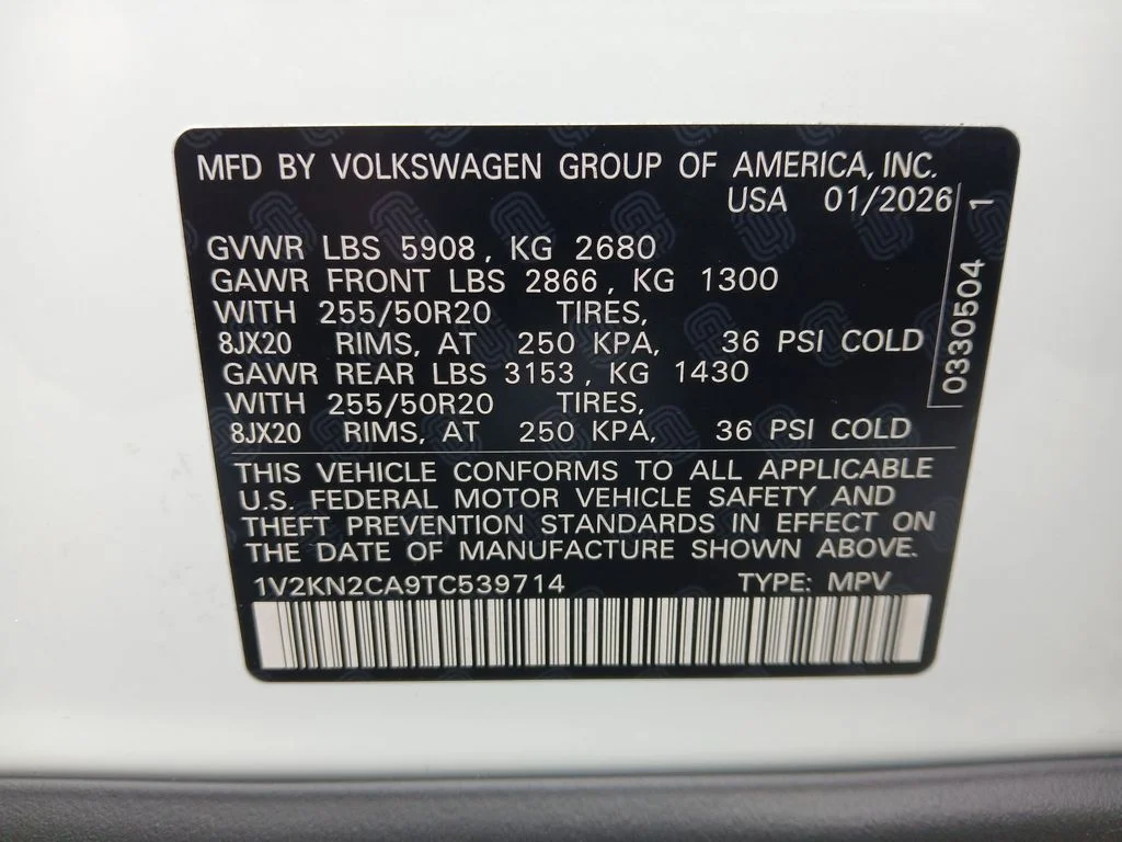 New 2026 White Volkswagen 2.0T SE w/Technology image 29