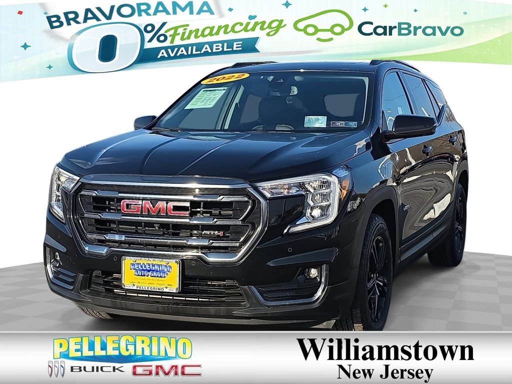 Black (Ebony Twilight Metallic) 2022 GMC Terrain AT4 AWD SUV / Crossover All-Wheel Drive Automatic