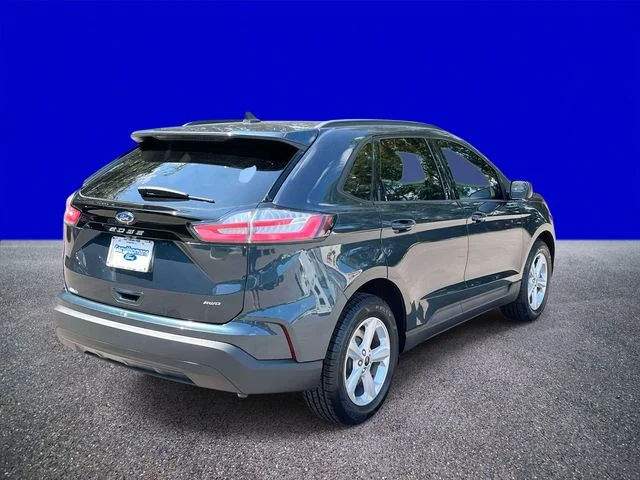 Certified Used 2024 Blue Metallic Ford SE image 3