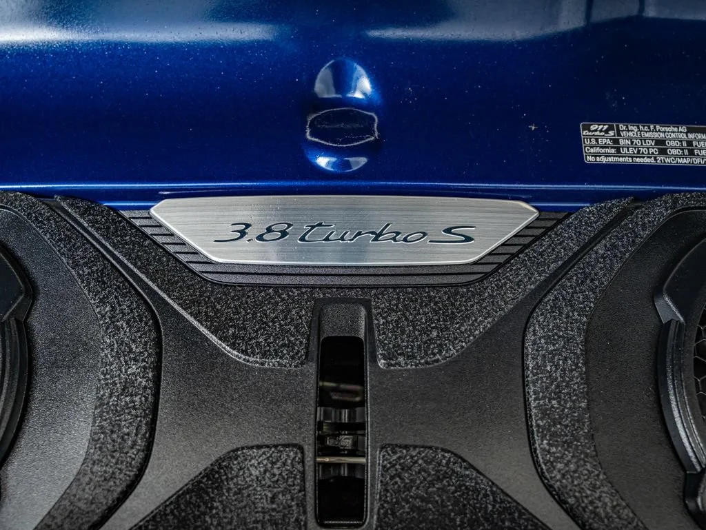 Certified Used 2021 Blue Porsche Turbo S image 59