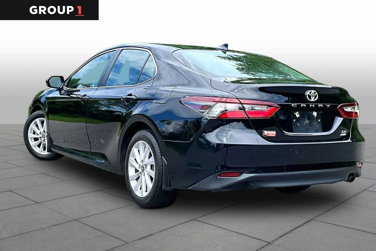 Used 2023 Midnight Black Metallic Toyota LE image 12
