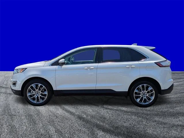 Certified Used 2017 White Platinum Clearcoat Metallic Ford Titanium image 7
