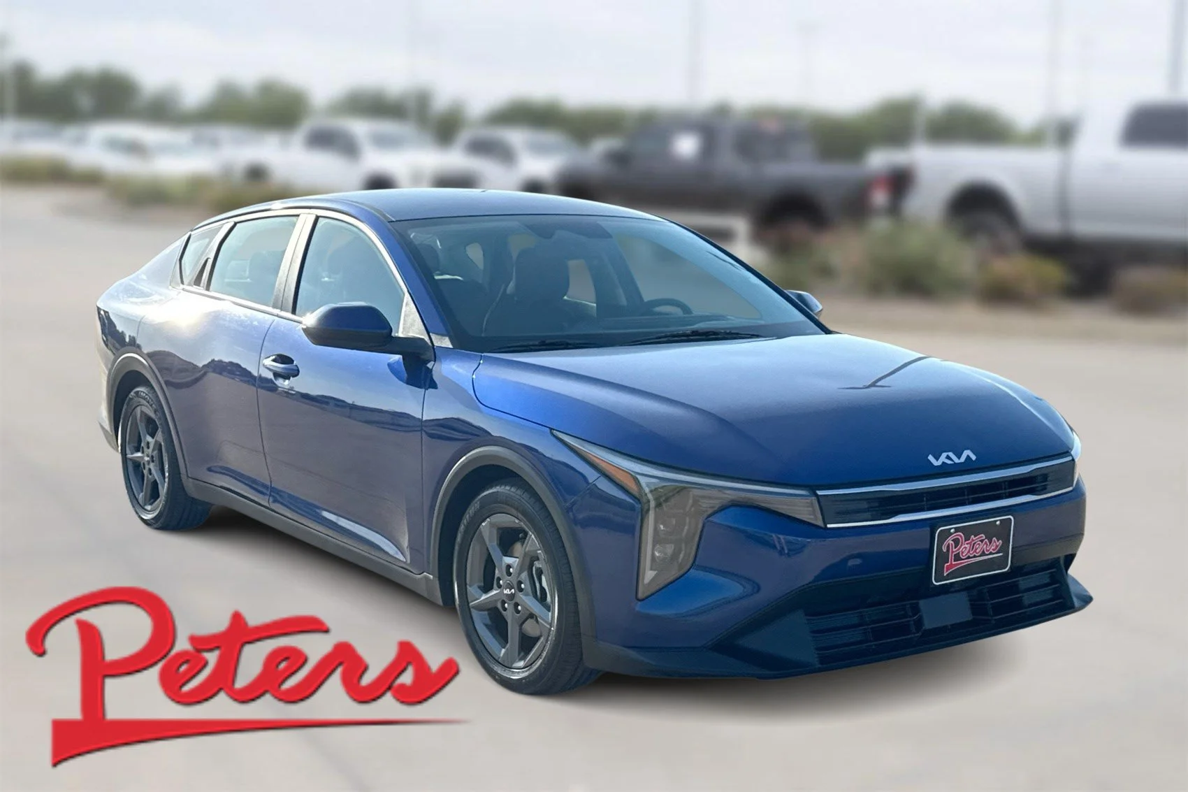 Used 2025 Deep Sea Blue Kia LXS image 1