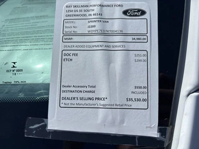 Used 2019 White Freightliner Standard Roof I4 image 3