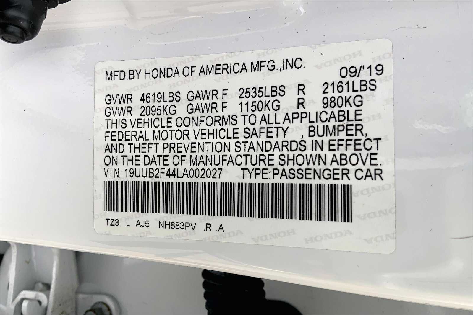 Used 2020 Platinum White Pearl Acura w/Technology Pkg image 34