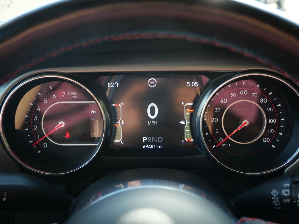 Used 2018 Orange Jeep Unlimited Rubicon image 24