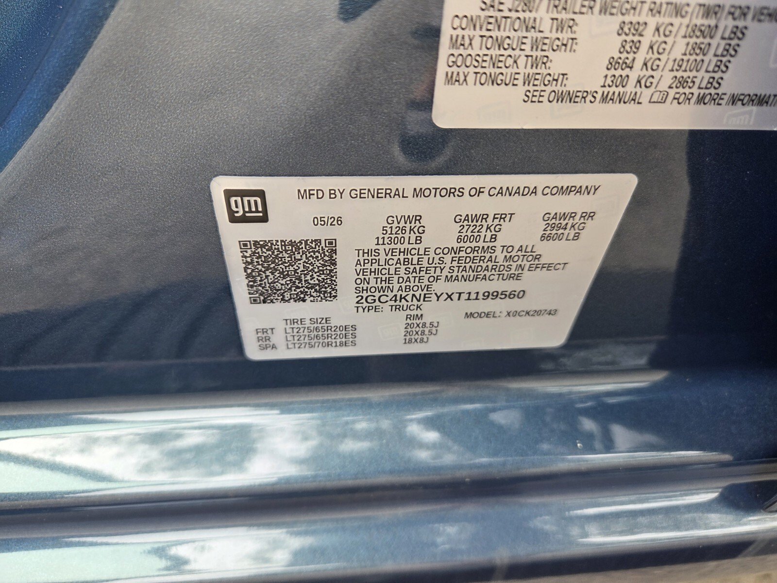 New 2026 Lakeshore Blue Metallic Chevrolet LT image 27