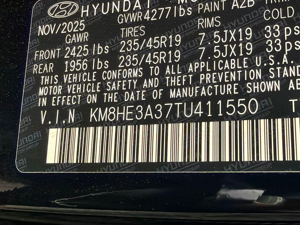 New 2026 Black Hyundai Limited FWD image 33