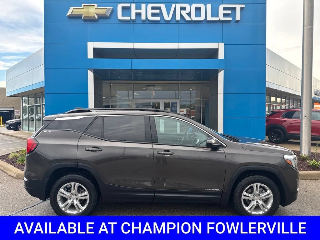 Used 2019 GMC Terrain SLE with VIN 3GKALTEV4KL389818 for sale in Fowlerville, MI