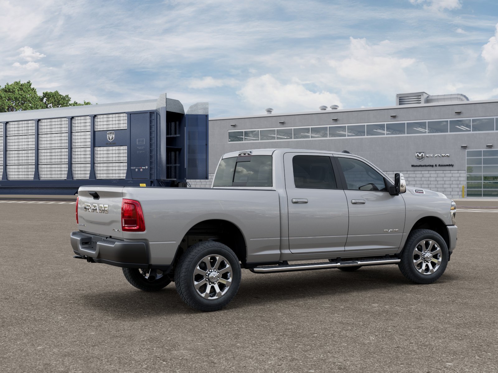 New 2026 Silver-Zynith Exterior Paint RAM Laramie image 3