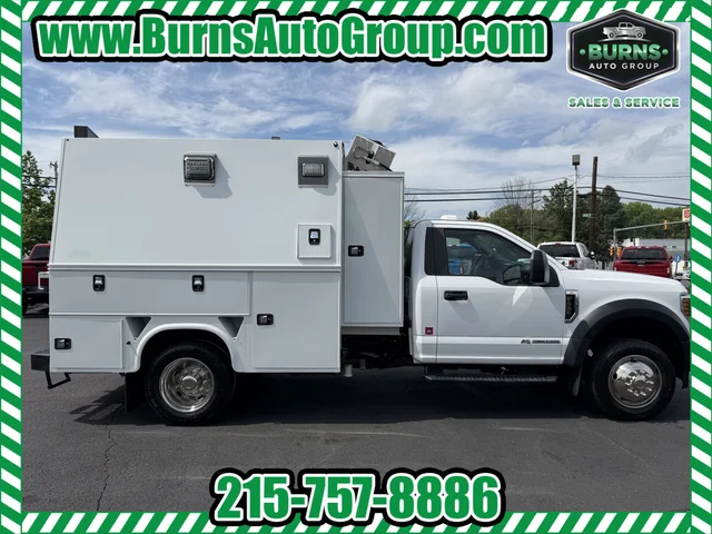 2019 Ford F550 4x4 Diesel Enclosed Utility W/Compressor XLT