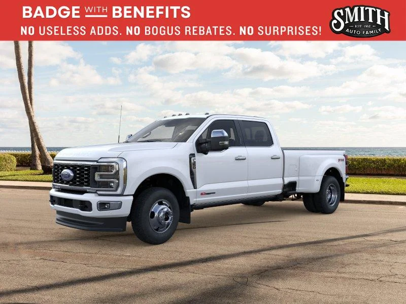 New 2026 Star White Metallic Tri-Coat Ford F-350® Platinum® image 1