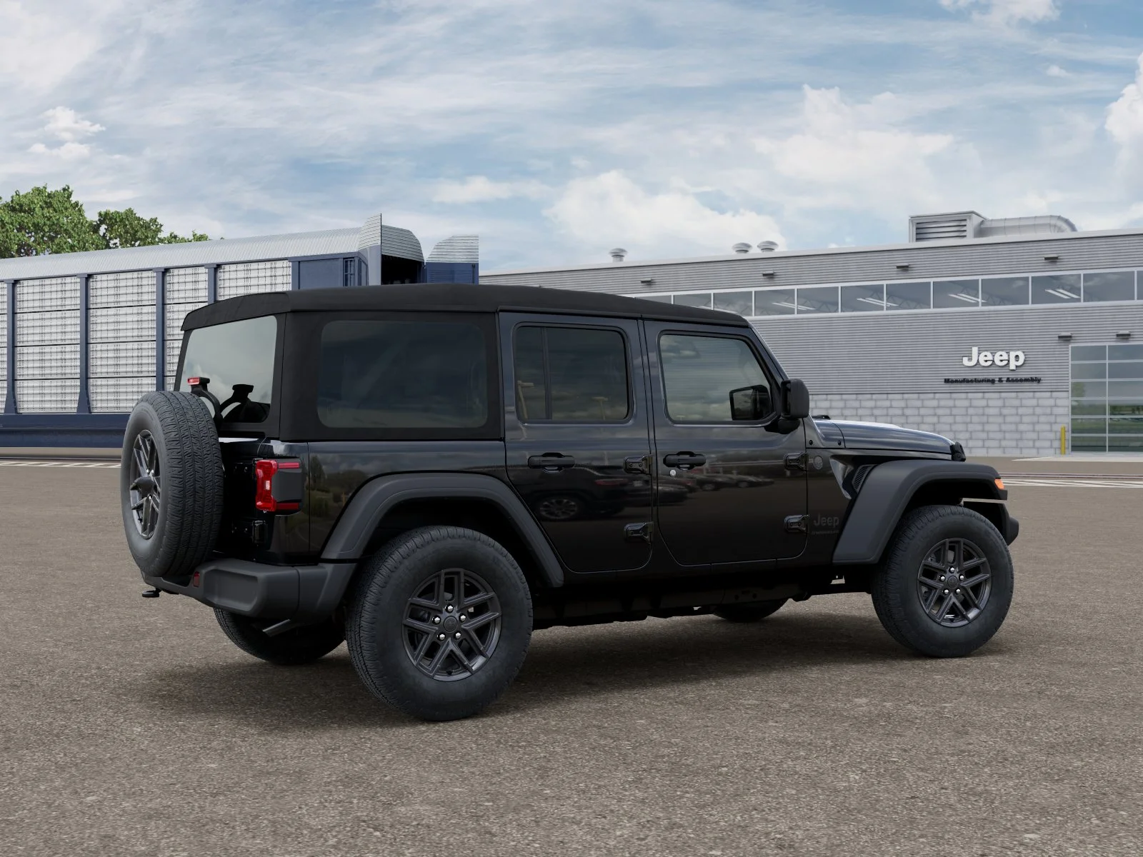 New 2026 Black Clear-Coat Exterior Paint Jeep Sport S image 2
