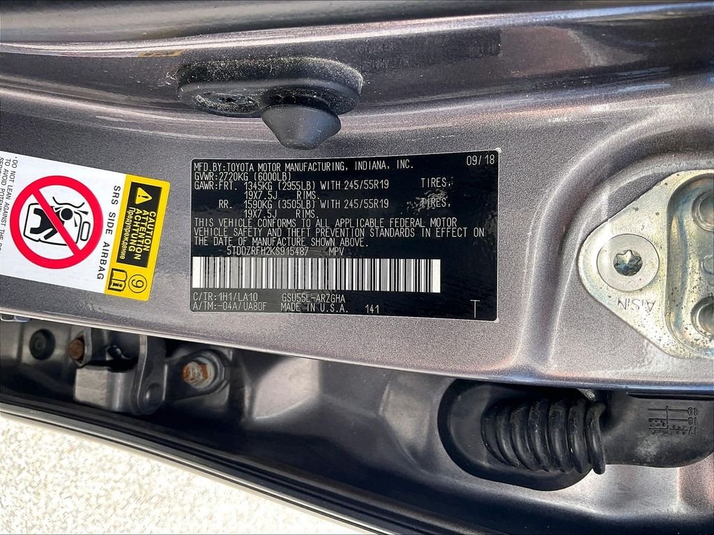 Used 2019 Predawn Gray Mica Toyota Limited Platinum image 34