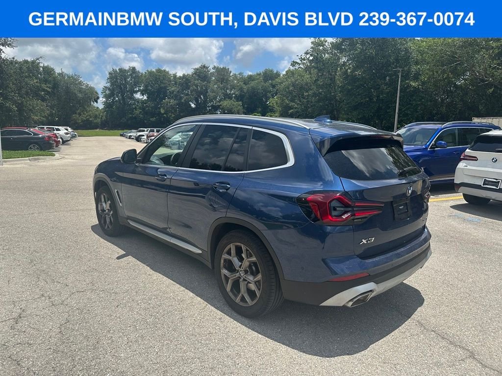 Certified Used 2023 Blue Metallic BMW xDrive30i image 4