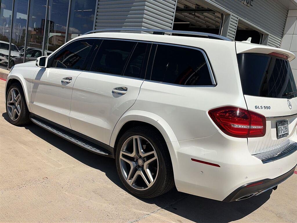 Used 2017 designo Diamond White Metallic Mercedes-Benz GLS 550 image 3