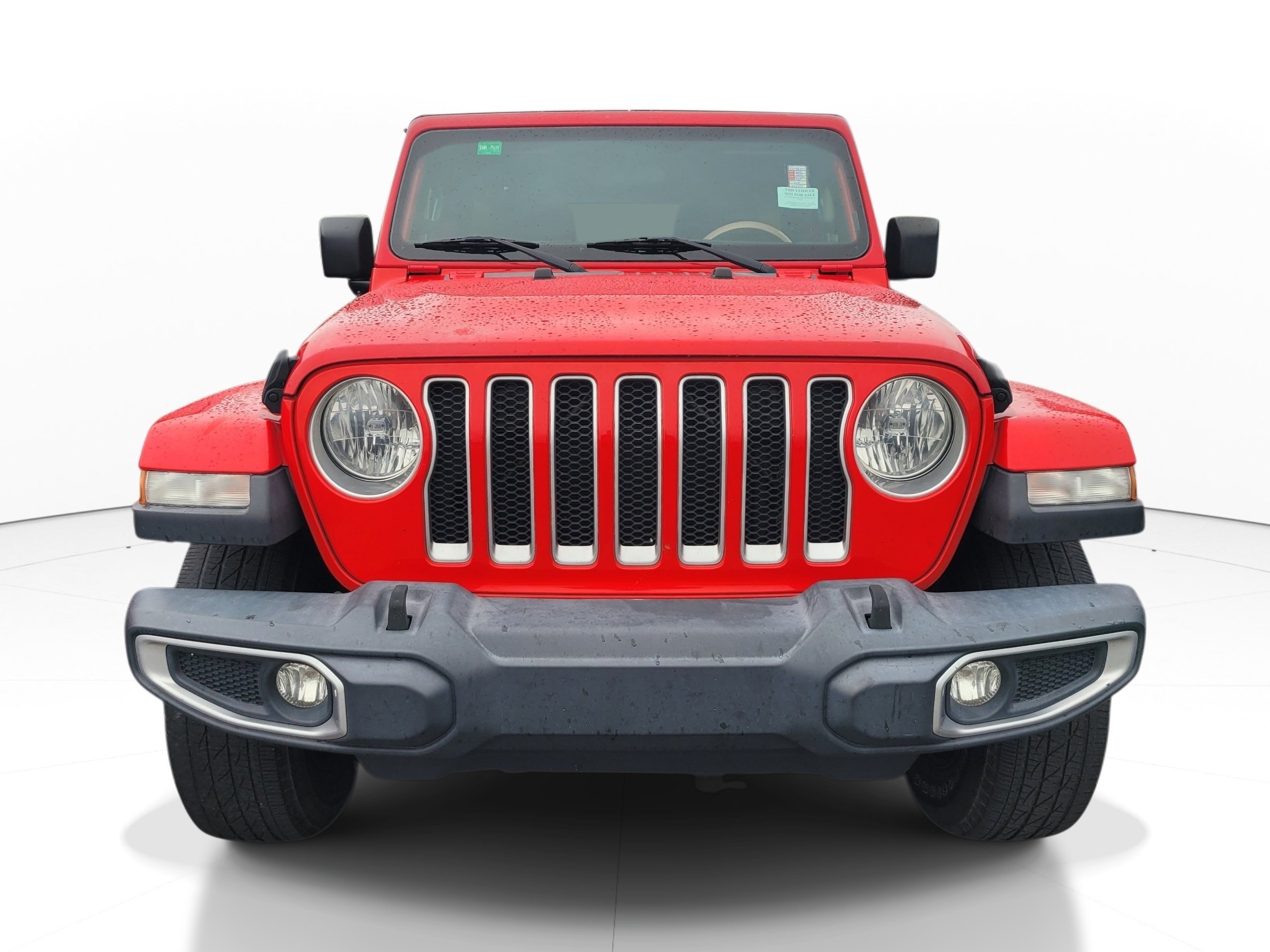 Used 2019 Firecracker Red Clearcoat Jeep Sahara image 2