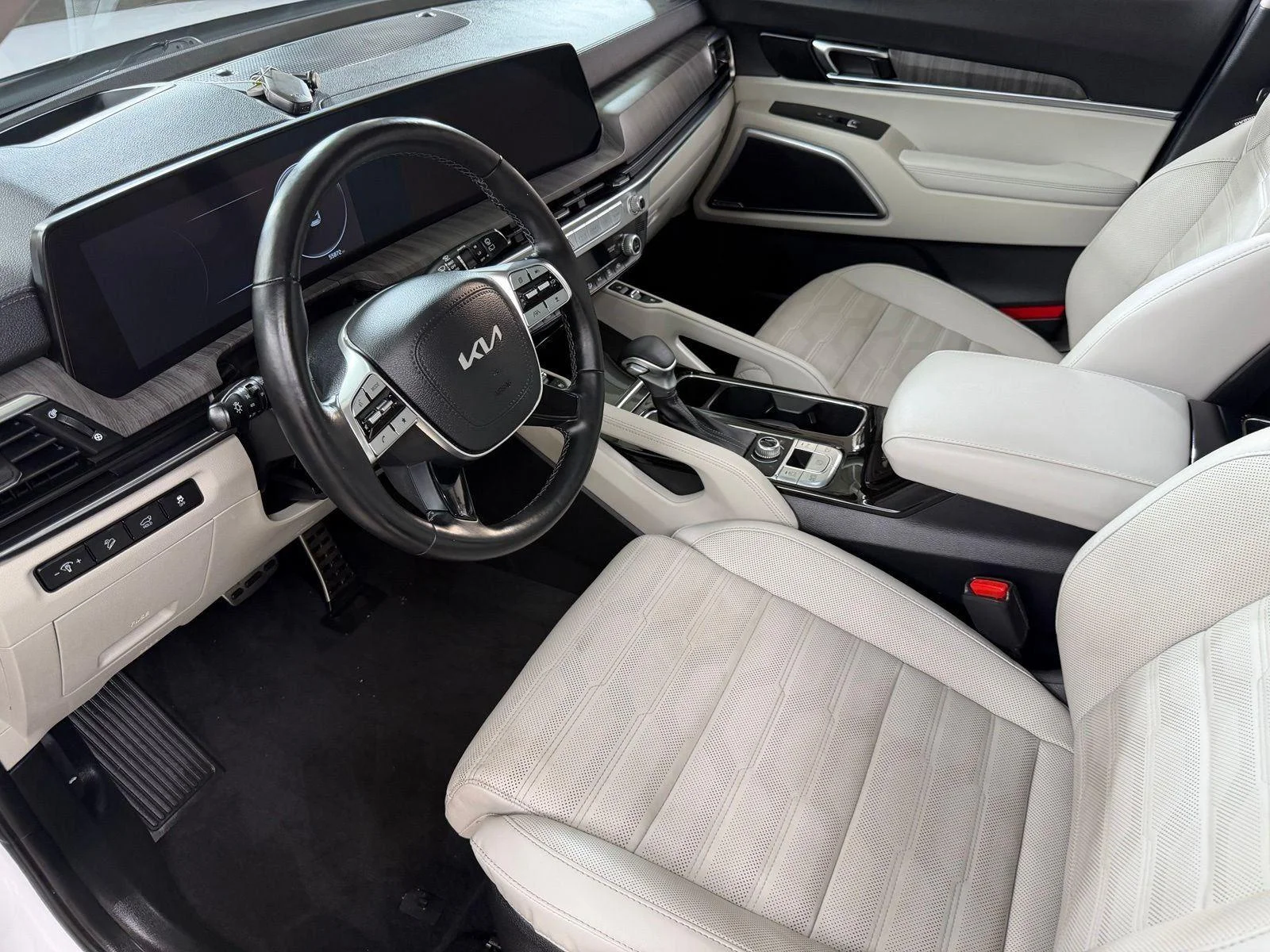Used 2023 Glacial White Pearl Kia SX-Prestige image 8