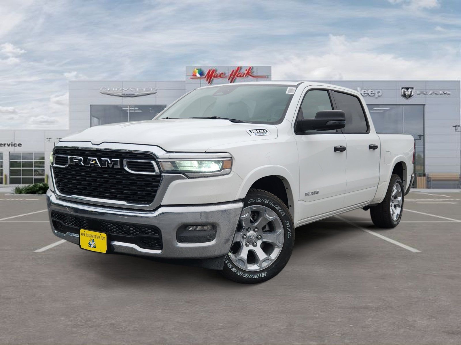 New 2026 Bright White Clear-Coat Exterior Paint RAM Big Horn/Lone Star image 1