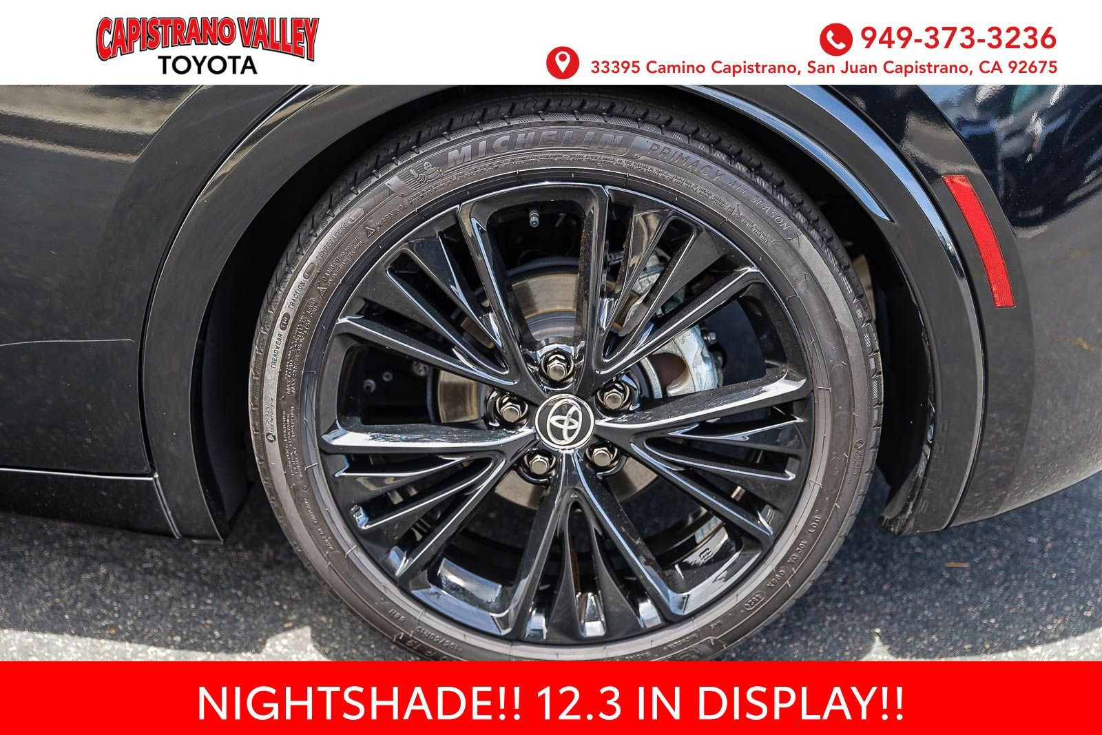 Certified Used 2025 MIDNIGHT BLACK METALLIC Toyota Nightshade image 8