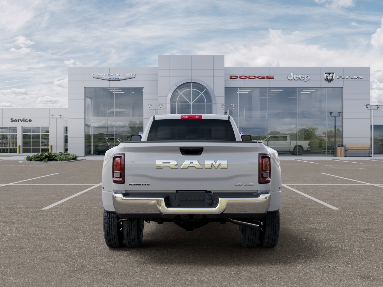 New 2026 Bright White Clearcoat RAM Big Horn image 7